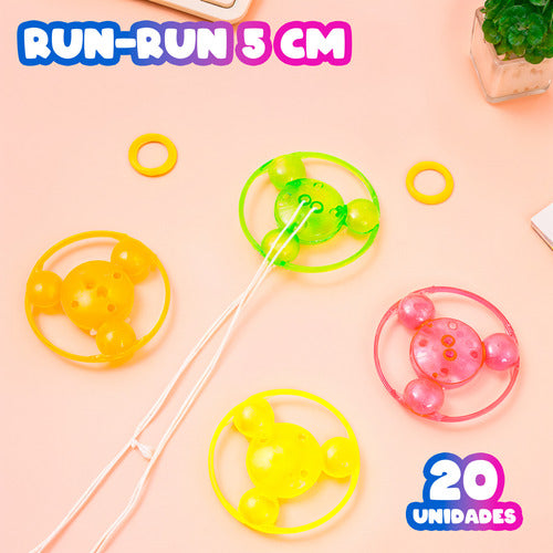 Pack 20 Unidades Run Run Sorpresa Cumpleaños Juguetes Niños
