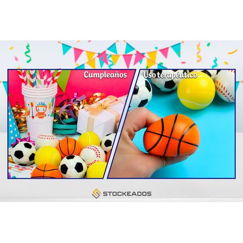 Pack 6 Pelotas Antiestrés - Juguete Sorpresa Relajación
