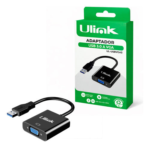 Adaptador Usb 3.0 A Vga Ulink