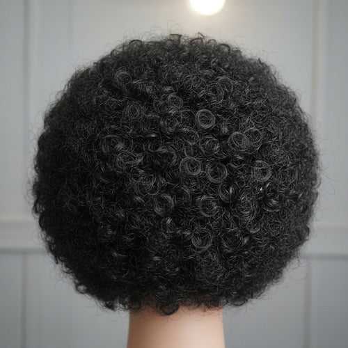 Peluca Afro Negra Disfraz Para Adultos Niños Cosplay