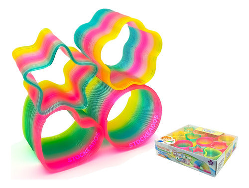 Pack 12 Resorte 5.5 Cm - Juguete Sorpresa De Cumpleaños