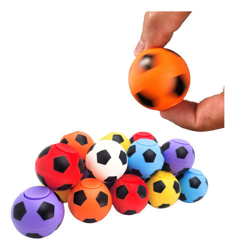 Pack 20 Spinner Pelotas De Fútbol Sorpresa De Cumpleaños