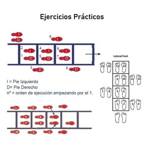 Escalera Velocidad Coordinación Entrenamiento 12 Escalones