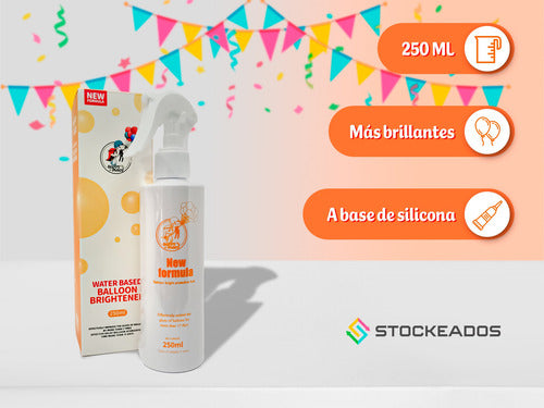 Abrillantador De Globos Brillo Profesional Hi Shine 250 Ml