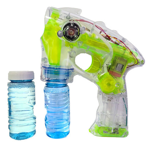 Pistola De Burbujas Con Luz Lanza Burbujas
