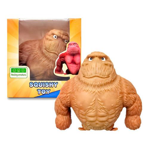Squishy Juguete Antiestrés Gorila Colores Tiktok 12cm