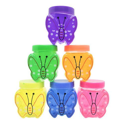 Pack 24 Slime Diseño Mariposa Colores Surtidos Juguete Niños