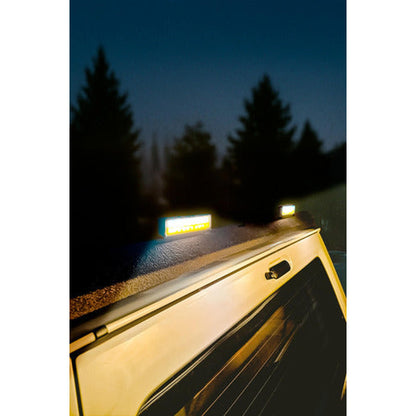 Luz Faro Barra Foco Neblinero 18 Led Blanco Ambar Auto 4x4