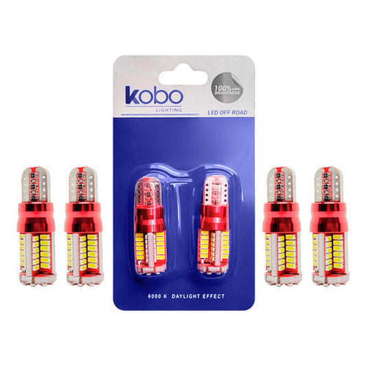 Pack 6 Ampolletas Luces Led T10 - W5w Cola De Pescado 5w