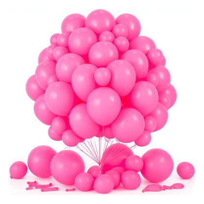 Pack 50 Globos Lisos Color Rosado 25cm R10
