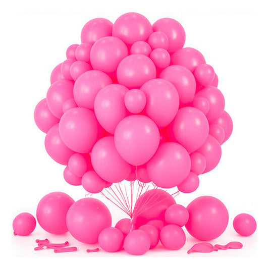 Pack 50 Globos Lisos Color Rosado 25cm R10