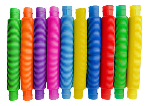 Pack 10 Tubos Pop It Juguete Sensorial Antiestrés Cumpleaños