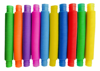 Pack 10 Tubos Pop It Juguete Sensorial Antiestrés Cumpleaños