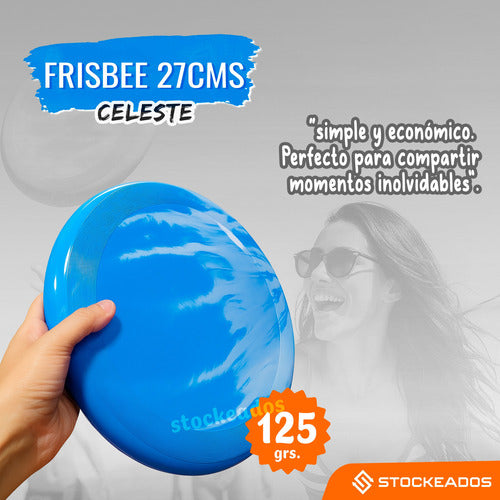 Disco Volador Frisbee 27cm Variedad Colores 125 Grs.
