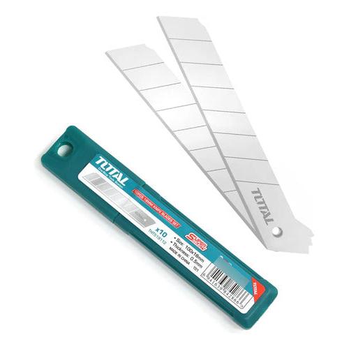 Blíster X10 Repuestos Hojas Para Corta Cartón 18mm Total