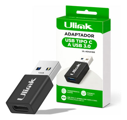 Adaptador Usb Tipo C Hembra A Usb Macho 3.0