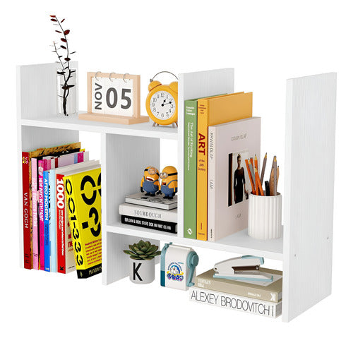 Estante Mueble Organizador Libros Dormitorio Mesa Escritorio