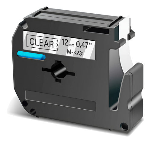 Cinta M-131 Alternativa Para Rotuladora Brother 12mm X 8m