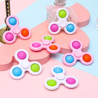 Pack 10 Spinner Pop It Antiestrés - Sorpresa Cumpleaños