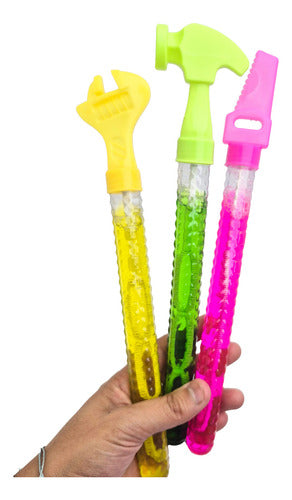 Pack 24 Burbujas Vara 26cm Para Niños Diseños Cumpleaños