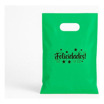 Pack 50 Bolsas De Cumpleaños Felicidades 20x30 Cm
