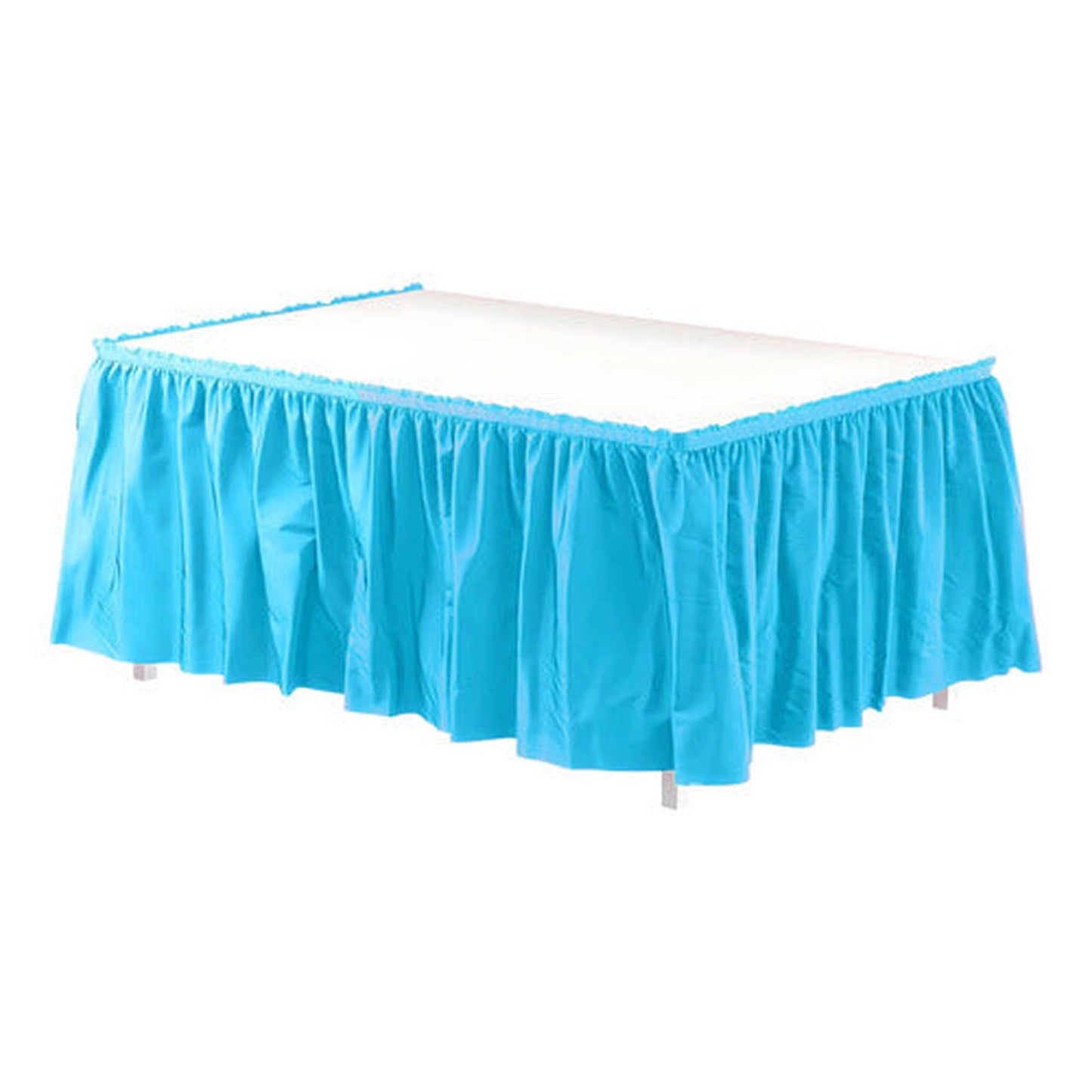 Faldon De Mesa Color Fucsia 74 X 426cm Decoración Fiestas
