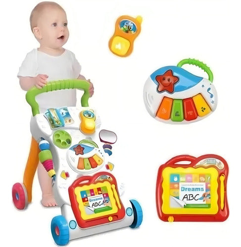 Andador Bebe Musical Caminador Corre Pasillos Interactivo