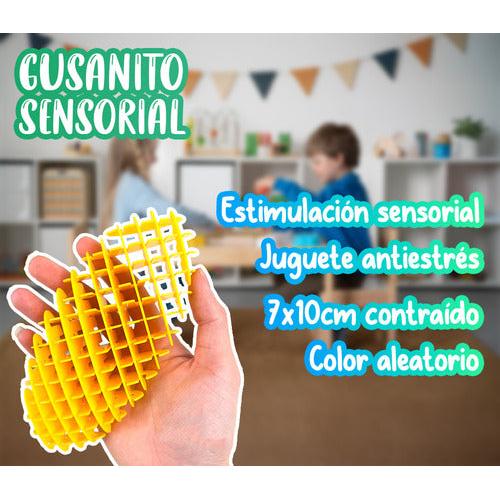 Gusano Juguete Sensorial Antiestres Niños Autismo Tdah