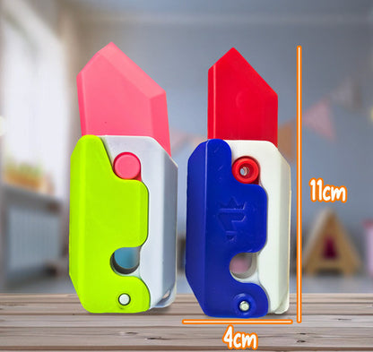 Pack 6 Cuchillo Retráctil Deslizante Juguete Antiestrés