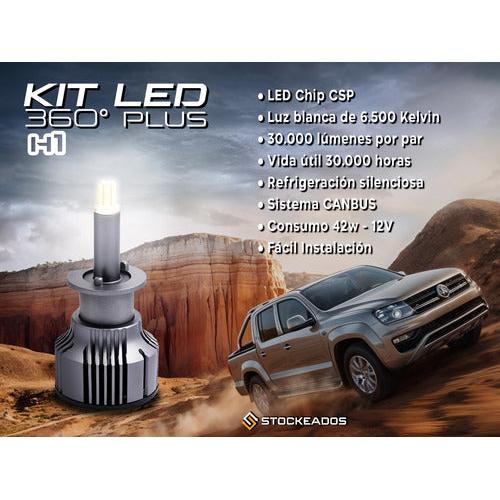 Kit Turbo Led Para Foco Lupa 360 Canbus H1 H4 H7 H11 9005/6