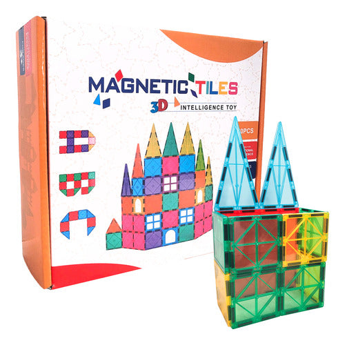 Bloques De Construcción Magnéticos Bloques Imanes 60 Piezas