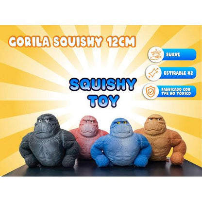 Squishy Juguete Antiestrés Gorila Colores Tiktok 12cm