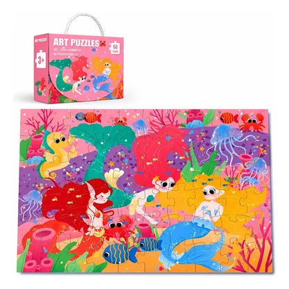 Puzzle Rompecabezas 60 Piezas Para Niños Sirenas