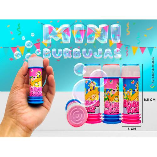 Pack 12 Mini Burbujas - Juguete Sorpresa Cumpleaños