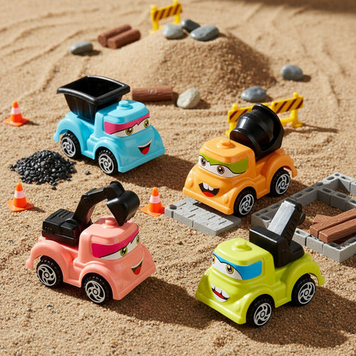 Pack 6 Autitos A Fricción - Juguete Sorpresa Cumpleaños