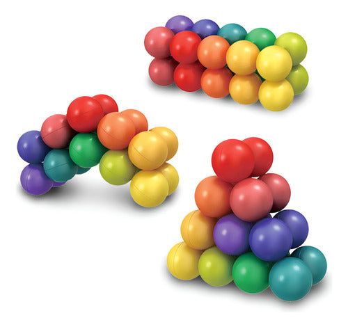 Rompecabezas De Esferas De Colores Juguete Sensorial Ingenio