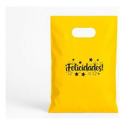 Pack 50 Bolsas De Cumpleaños Felicidades 20x30 Cm