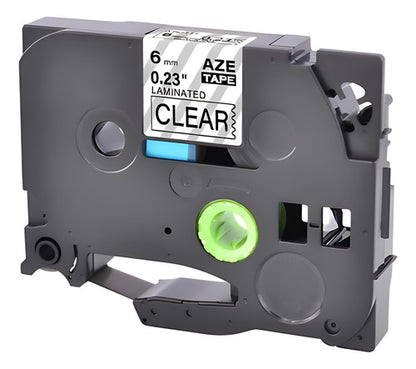 Cinta Tze-111 Alternativa Rotuladora Brother 6mmx8m Transpar