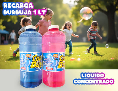 Liquido De Burbujas Para Recarga 1 Litro - Burbujeros