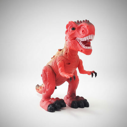 Dinosaurio T-rex Robot Juguete Niños Luces Led Y Sonido Rojo