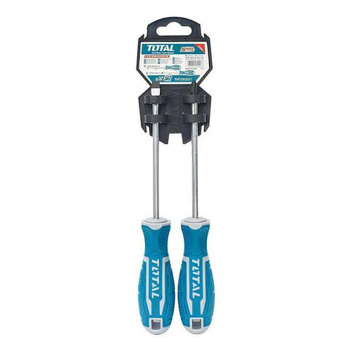 Kit Juego Destornilladores 2 Piezas Imantado Total Tht250201
