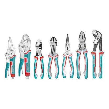 Set De 7 Alicates Marca Total Tos23055
