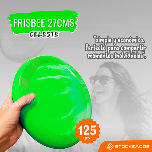 Disco Volador Frisbee 27cm Variedad Colores 125 Grs.