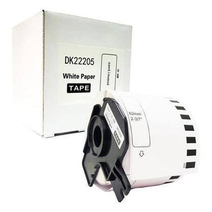 Rollo Etiquetas Generica Dk2205 62mm X 30.48mts