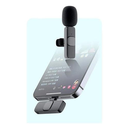 Micrófono Lavalier Solapa Inalámbrico Tipo C Para Celular