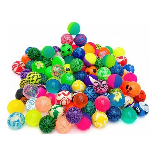Pack 25 Pelotas Saltarinas 30mm Juguete Sorpresa Cumpleaños