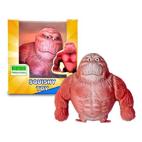 Squishy Juguete Antiestrés Gorila Colores Tiktok 12cm