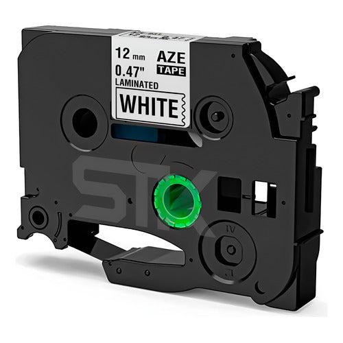 Cinta Tze-231 Alternativa Rotuladora 12mmx8m Blanca