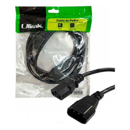 Cable De Poder Cable Extensor De Poder 1,8 Metros Ulink