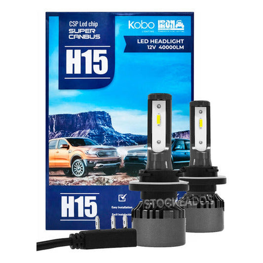 Kit Ampolletas Turbo Led Kb1 H15 Canbus 40.000lm